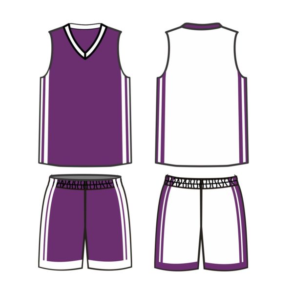 Reversible Court Side Basketball Uniform - Image 8