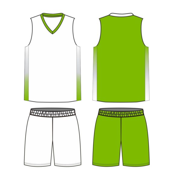 Reversible Boxed Out Basketball Uniform