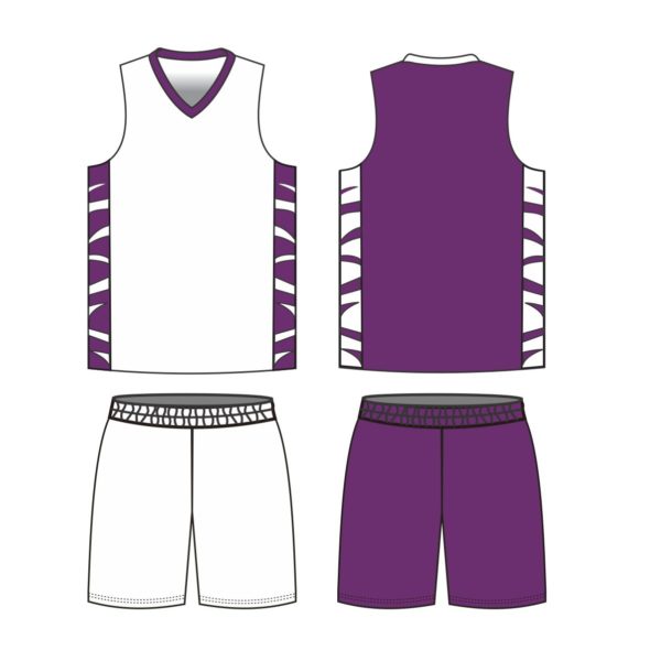 Reversible Eye of the Tiger Basketball Uniform - Image 9