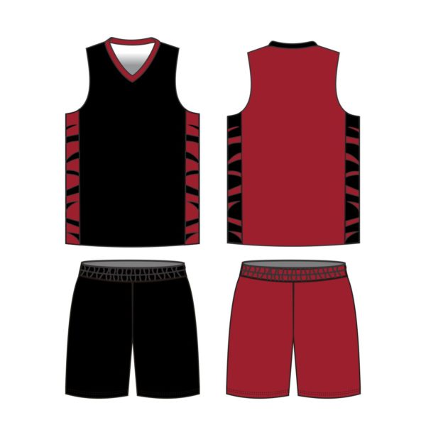 Reversible Eye of the Tiger Basketball Uniform