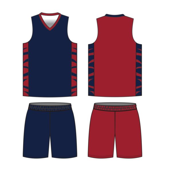 Reversible Eye of the Tiger Basketball Uniform - Image 7