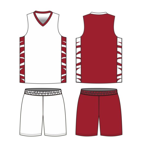 Reversible Eye of the Tiger Basketball Uniform - Image 6