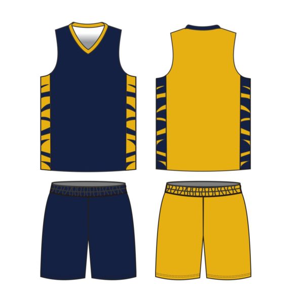 Reversible Eye of the Tiger Basketball Uniform - Image 4
