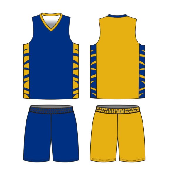 Reversible Eye of the Tiger Basketball Uniform - Image 3